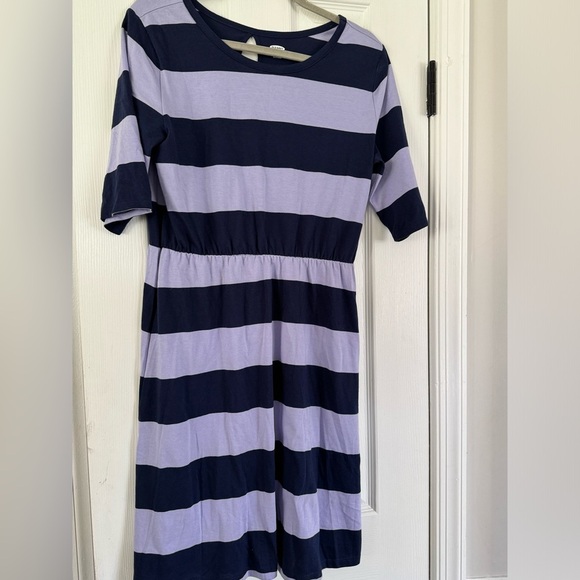 2 Dress Bundle Old Navy Valentine’S hearts Purple Stripe Dress Girls XXL 16 plus - Picture 6 of 6